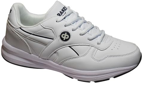 Drakes Pride Men's Solar2 Lawn Bowling Shoes. (White, UK Footwear Size System, Adult, Men, Numeric, Medium, 11)