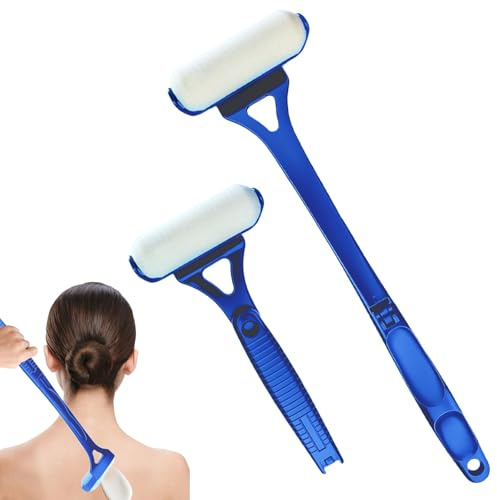 Faltbarer Lotion-Applikator für den Rücken, Sonnenschutz-Roller, Sonnenblock- und Rückenbräunungs-Applikator, einfaches Selbstanwendungswerkzeug für Feuchtigkeitscremes, Cremes und Öle, ideal für