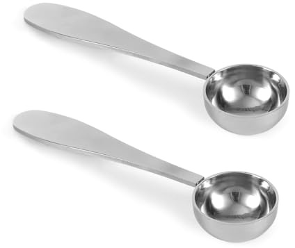 2 Piezas Cucharas de Matcha, Cucharas Medidoras Acero Inoxidable de 3 Gramo para Medir Polvo Matcha, Fáciles Limpiar y Aptas para Lavavajillas