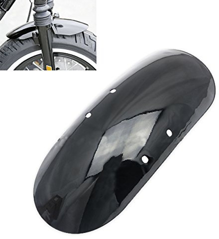 Katur Garde-boue avant court en métal mat pour moto 346 mm