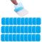 C100AE 60 Stück EMS Gel Pad, Gels Pad für EMS Trainer Bauchtrainer Elektrische Muskelstimulation, Abs Trainer Ersatz Gel Blatt Ersatz Pad, EMS Gel Pad Abs Trainer Ersatz Gel Muskel EMS Trainingsgerät