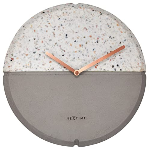 NexTime - Wall clock - Ø 32 cm - Concrete/Terrazzo - Grey - 'Conrazzo'