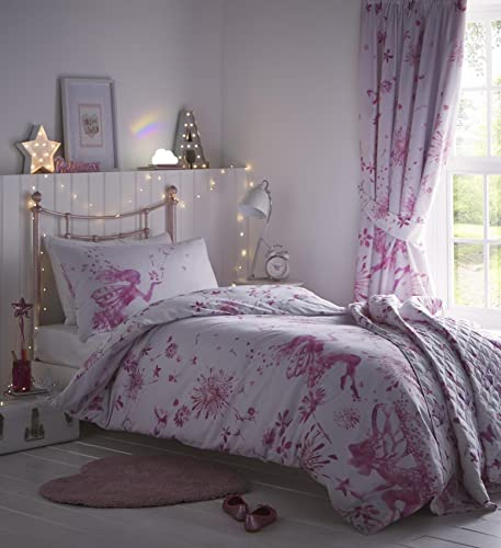 Portfolio Fairy Princess Throwover Decorative Throw, Pink, 150 x 200