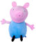 Simba 109261003 - Peppa Pig Plüsch Schorsch, 31cm, im Standardoutfit, Plüschfigur, Plüschtier, ab den ersten Lebensmonaten