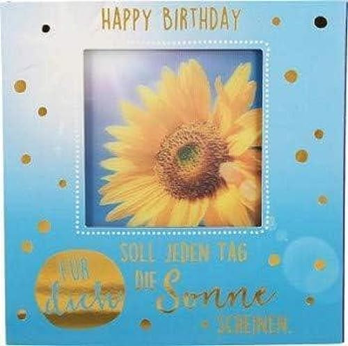 Depesche 11130-022 3D Klapp-Karte mit Musik und Licht, Glückwunsch-Karte zum Geburtstag, ca. 15,5 x 15,5 cm groß, Geburtstags-Karte inkl. passendem Umschlag, innen und außen bedruckt