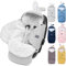 Premium Einschlagdecke Babyschale, Baby Erstausstattung aus Baumwolle für Autositz, Kuscheldecke für Kinderwagen mit Fußsack passend für Maxi-Cosi, Römer, Cybex - Copse
