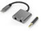 Cubilux Lightning to 3.5mm Headphone Jack & Microphone Adapter Compatible with iPhone 7/8/X/XR/XS/11/12/13/14/SE, iPad 10.2”/Air/Mini, Audio & Mic Splitter (Not for iPhone 15 or USB C iPad)
