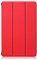 INSOLKIDON Compatible with Lenovo Tab K10 Case 10.3 2021 (TB-X6C6) Tablet Case Leather Back Cover Protective Case Ultra Slim Bumper Full Body Protection Bracket Case (Red)
