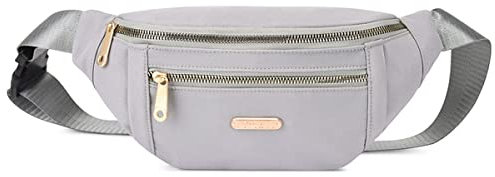 Brinny Sac Banane pour Femme - Ceinture de Course pour téléphone Portable - Sac Banane étanche - avec Sangle réglable - pour Voyage, Sport, Course à Pied