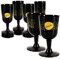 com-four® 16x Mehrweg Weinkelch - Weingläser aus Kunststoff für Party, Camping und unterwegs - Weinbecher spülmaschinengeeignet - Kunststoffglas - Plastikbecher - Festivalgeschirr [Auswahl variiert]