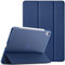 EasyAcc Hülle Kompatibel mit iPad Air M2 11 Zoll 2024 / iPad Air 5 2022 / Air 4 10.9 Zoll 2020, Ultra Dünn Leicht Transluzent Frosted Rück mit Auto Schlafen/Wachen - Navy Blau