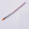 1 pinceau à ongles dégradé rose pour gel UV, dessin, peinture, manucure