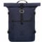 Rucksack Kane Roll-Top Kurierrucksack XL groß - PET recycelt, wasserabweisend - Wander-Rucksack Laptop-Fach 15 Zoll blau