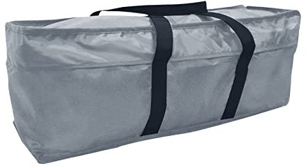 Yolaka Garden Cushion Storage Bag 127 x 38 x 63cm with Waterproof Zipper Grey