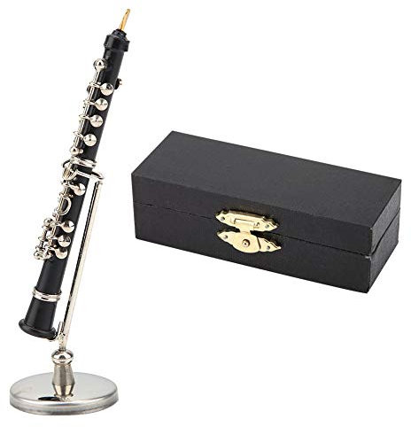 Mini-Oboe-Modell, Oboe-Replik, Musikinstrument, Ornamente, Dekoration, Dekoratives Oboen Ornament Kollektionen Oboe-Sammelmodell Für Schreibtisch Nachttisch Musiker-Schreibtisch-Dekor