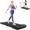 Dskeuzeew Walking Pad Treadmill Under Desk, 6KM/H Portable Treadmill Mini Compact for Home, Ultra Quiet & Small Installation-Free, Remote Control, LED Display