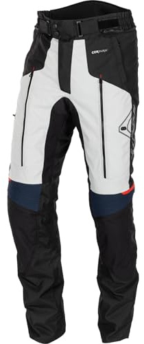 Büse Monterey wasserdichte Motorrad Textilhose, hellgrau, 56