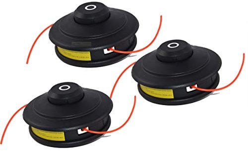 3 X Doppelfadenkopf Tippautomatik Spule kompatibel mit Fuxtec u.a. Motorsense Freischneider