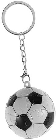 Sosoport Puzzleteil-schlüsselanhänger Handtaschenanhänger Geschenke Für Fußballfans Fußballspieler-schlüsselanhänger Puzzle-schlüsselanhänger Plastik Liebhaber Geldbörse