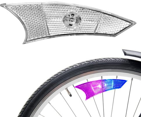 Jomewory Beleuchtung für Fahrradreifen, Beleuchtung für Fahrradspeichen, Fahrradspeichen, Zubehör für Fahrradreifen für Jungen, Mädchen, Männer und Frauen, für Nachtfahrten, Lichter