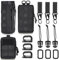 Hejo 3er Set Molle Tasche Pouch, Taktische Tasche Gürteltaschen Bauchtasche, Tactical Pouch, Kleiner Rucksack für Outdoor, Camping, Radtouren, Schwarz