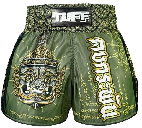 Tuff Sport Muay Thai Boxshorts Retro Styles Classic Slim Cut MMA Kickboxen Workout Set