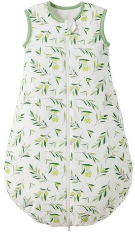 LULUMONKEY 2.5 Tog Baby Winter Sleeping Bag 6-18 Months, Soft Cotton Swaddle Wearable Blanket for Baby Newborn,Sleeveless Sleep Sack