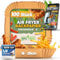 KNUSPERLIEBE® Backpapier für Heißluftfritteuse 16-20,5 cm, 2-4,4L, 100 Stück Airfryer Papier Liners Antihaft Einwegpapier für Ninja Double Stack SL300, SL400, Philips Cosori Air fryer
