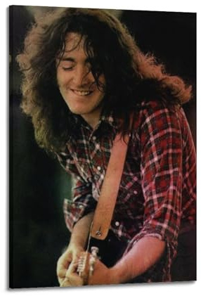 TESUXYEHH Poster, Motiv: Sänger Rory Gallagher, dekoratives Gemälde, Leinwand, Wandposter und Kunstdruck, moderne Familienschlafzimmer-Dekoration, Poster, 20 x 30 cm