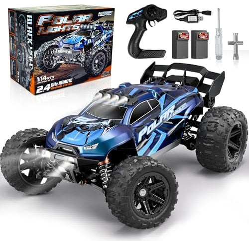 JOYTREKY Ferngesteuertes Auto, RC Auto 1:14 Monster Truck 45KM/H 2.4GHz 4WD Offroad Fahrzeug Geschenk fürTeenager Erwachsene