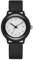 CIVO Damenuhr Schwarz Armbanduhr Damen: Analog Quarz Kalender - Wasserdicht Silikon Uhr für Frauen 38mm