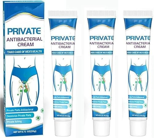 Antibacterial Cream for Private Parts,DPrivate Soothing Cream for Mam and Women,Private Antibacterial Cream,Deodorant and Antifungal Cream,External Cream for Soothing (3 pcs)