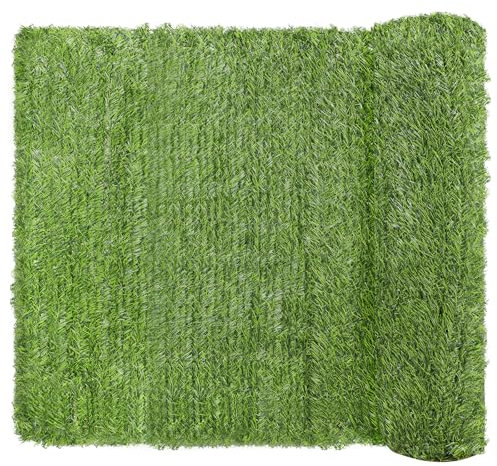 Coradoma Künstliche Hecke Sichtschutz in 5 Größen | 100x300cm | Ideale Sichtschutzmatte für Balkon, Garten und Terrasse | natürlicher Zaun Sichtschutz Balkonsichtschutz Lärmschutz Windschutz