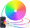 Lamomo Neon LED Strip 5m RGB, IP65 Waterproof Flexible Bluetooth Compatible, 12V Colour Changing Dimmable Light Strip for Outdoor with Remote Control, Silicone DIY Led Lichtband for Bedroom Decoration
