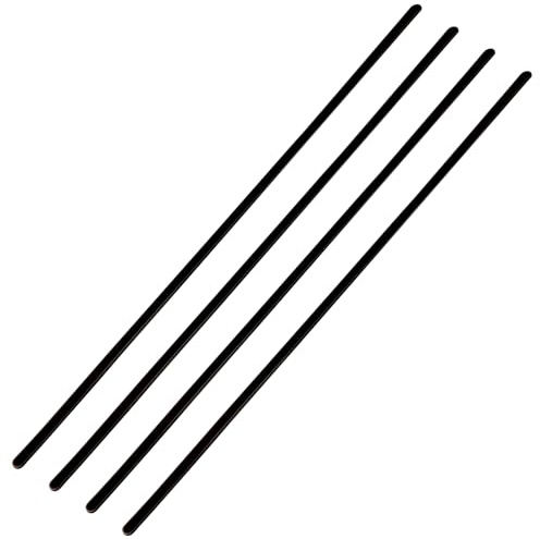 4pcs Laptop Rubber Feet Strips, 11.81x0.24x0.04in Anti-Slip Bumper Bottom Rubber Replacement Feet Pad Accessories for Surface 14.4in Laptop Studio 1 2 3 Series (Black)