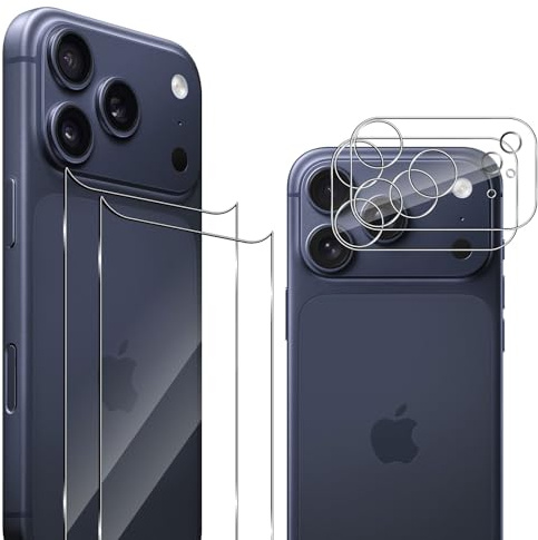 HidWee für iPhone 17 Pro MAX für Panzerglas Rückseite Schutzfolie