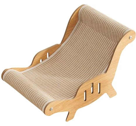 Katzen Kratz Lounge Katzen Couch und Kratzstuhl | Kätzchen Kratzbrett Bett für Schlafzimmer Wohnzimmer Büro Balkon Innenbereich Hotel Camping
