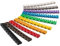 CABLEPELADO Marcador cables | Número de Marcador de Cable | Etiquetas para cables | Diseño clip | Incluye 100 marcadores | Multicolor | Números de 0 a 9 | Apto para cables de grosor 4 mm