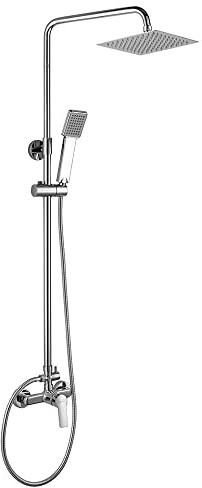 Colonna doccia estensibile con rubinetto termostatico, doccia idromassaggio e spruzzatore BLUETOOTH