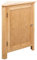 yorten Eckschrank Schrank Kommode Eckkommode Holzdekor Nachtschrank Beistellschrank Braun Massives Eichenholz 59 x 36 x 80 cm (B x T x H)