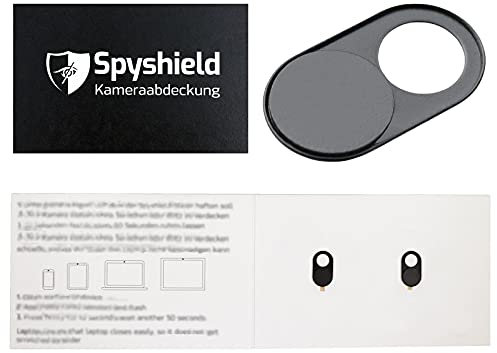 Spyshield 2X Kamera Abdeckung, Webcam Cover, Kamera Blocker für Smartphone, Tablet, Laptop