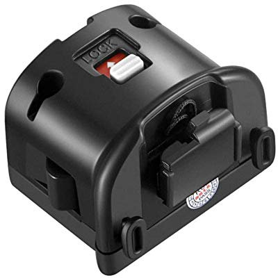 Adaptateur Wii Motion Plus pour Mini Kitty Wii U - Capteur d'accélérateur - Compatible avec Nintendo Remote Control Tracking - Noir