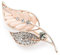 MAITONGG Brosche Für Frauen Strass Opal Blätter Broschen Frauen Männer Casual Brosche Pins Party Geburtstagsgeschenke Schmuck Schal Kleidung Mantel Abzeichen Brosche Geschenk