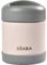 BÉABA, Portion de Conservation Repas Bébé/Enfant, Inox, Isotherme, Conserve Chaud/Froid Aliments, Double parois, 100% hermétique, 300 mL, Dark mist/Light pink