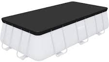 Lona de cobertura para piscina rectangular rígida (dimensiones: 488 x 244 cm. Dimensiones: 488 x 244 x 122 (altura) cm)