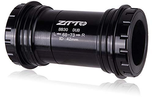 ANCLLO Rodamiento de pedalier, BB30 de 42 mm, ajuste a presión, rodamiento sellado, ancho de la carcasa del soporte inferior, compatibilidad para bielas DUB de 68-73 mm