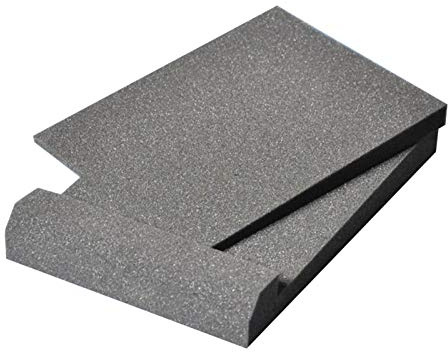 2er-Pack Studio Monitor Isolation Pads Akustikschaumstoff - Stoßfester Hochintensiver Absorberplatte Für Studio Monitor Lautsprecherständer Erhöht Audiogeräte Für Saubereren Und Präziseren Klang
