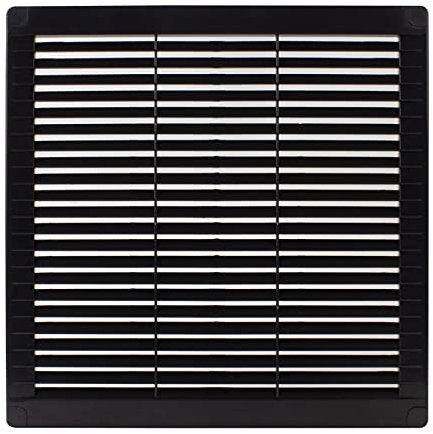 VONLIS 20683024 Rejilla de ventilación anthr. 250 x 250, Antracita/Grafito, 250 x 250 mm