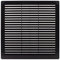 VONLIS 20683024 Rejilla de ventilación anthr. 250 x 250, Antracita/Grafito, 250 x 250 mm