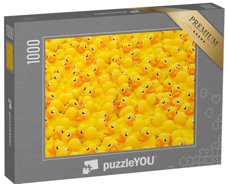 puzzleYOU: Puzzle 1000 Teile „Gelbe Spielzeug-Enten“ – aus der Puzzle-Kollektion Impossible Puzzle